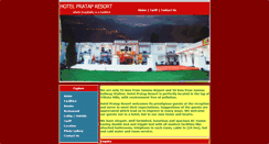 Desktop Screenshot of hotelpratapresort.com